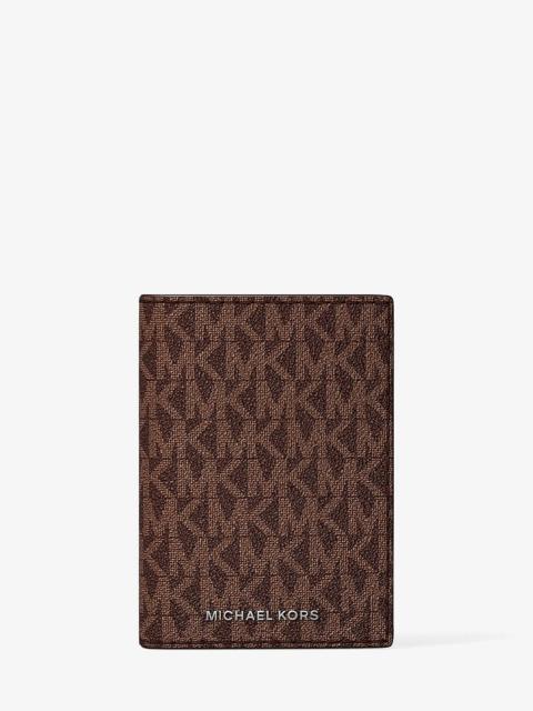 MICHAEL KORS Hudson Signature Logo Folio Card Case