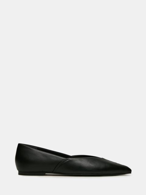 STEVE MADDEN TOVI BLACK LEATHER