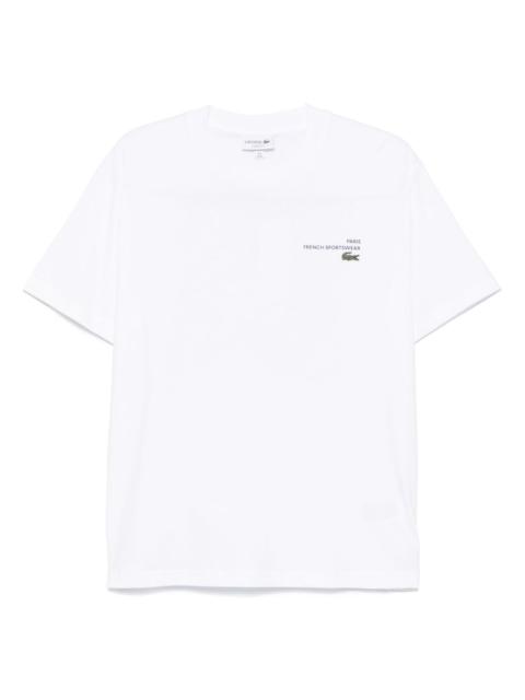LACOSTE graphic-print T-shirt