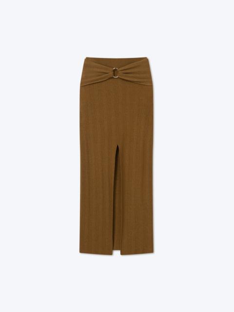 Nanushka MUYTA - Terry-knit skirt - Golden brown