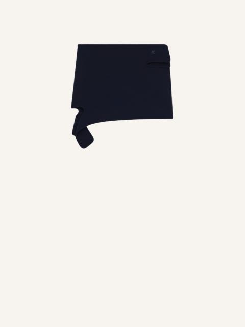 courrèges LOOP KNIT MINI SKIRT