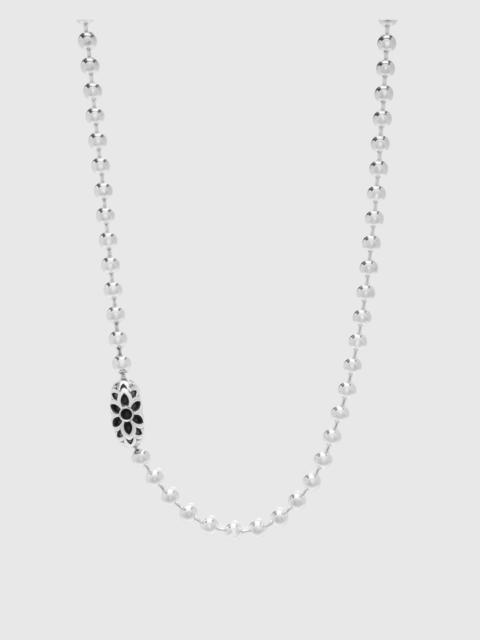 GOOD ART HLYWD Triple Cutout Poplock Necklace Size B in Sterling Silver