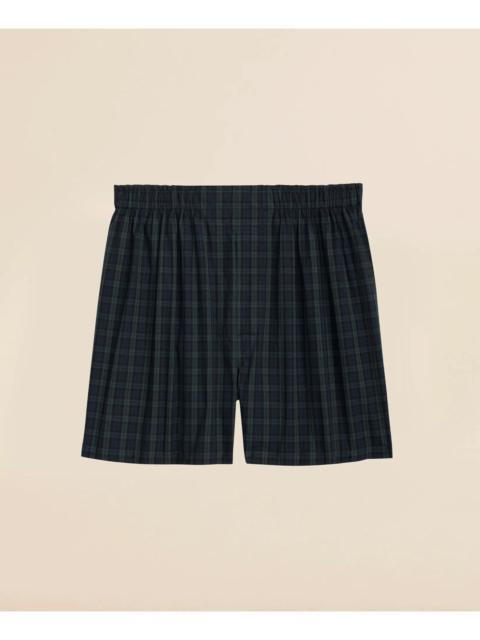 Brooks Brothers Cotton Poplin Black Watch Tartan Boxers