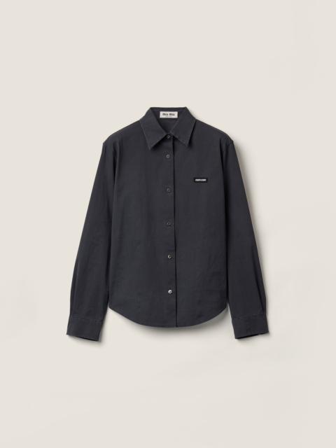 Miu Miu Stretch poplin shirt