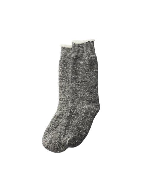 ROTOTO® Double Face Crew Socks Charcoal