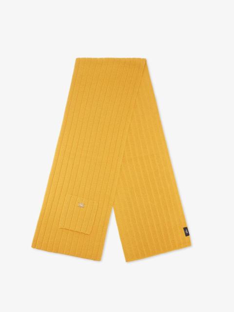FENDI Yellow knit scarf