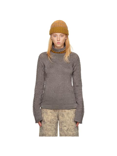 ISA BOULDER Gray Armour Sweater