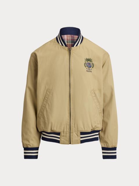 Polo Ralph Lauren Reversible Twill-Madras Track Jacket