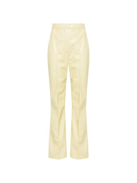 【送料&関税込】Nanushka leena Lime Polyurethane Pants Nanushka NANUSHKA 'LEENA' LIME POLYURETHANE PANTS | baltini