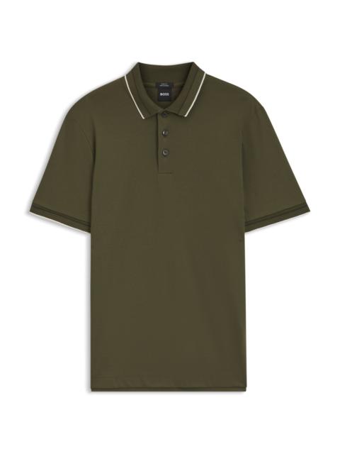 BOSS SLIM-FIT POLO SHIRT IN MERCERIZED COTTON