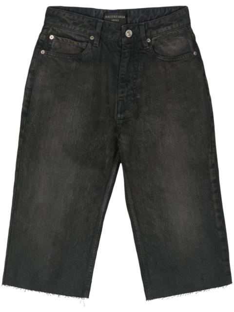 BALENCIAGA denim shorts