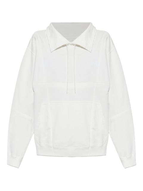 MM6 Maison Margiela drawstring spread-collar sweatshirt