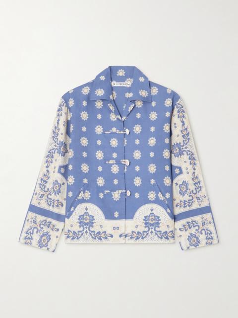 ALIX OF BOHEMIA Printed Linen Jacket