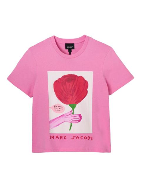Marc Jacobs Oh Rose print cotton T-shirt