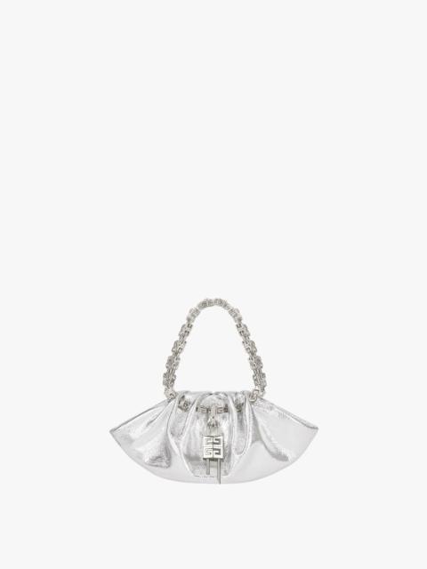 Givenchy MINI KENNY BAG IN METALLIZED LEATHER