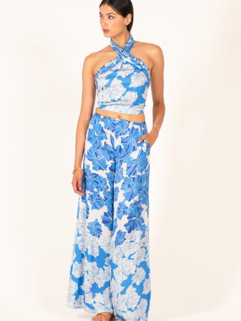 Poupette St Barth Top Suma - Blue Flower Bunch