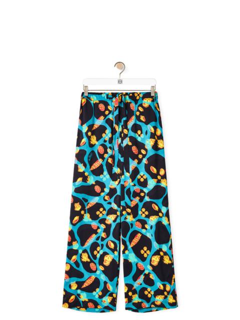 Loewe Shell print trousers in viscose