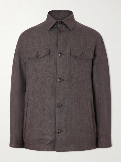Canali Linen Overshirt