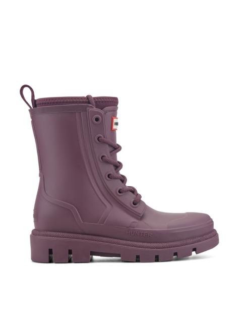 HUNTER Women's Diana Waterproof Lace-Up Rain Boots
