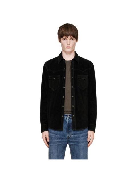 RRL by Ralph Lauren Black Suede Western Jacket