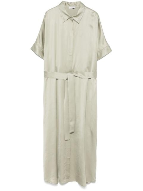 PESERICO satin midi dress