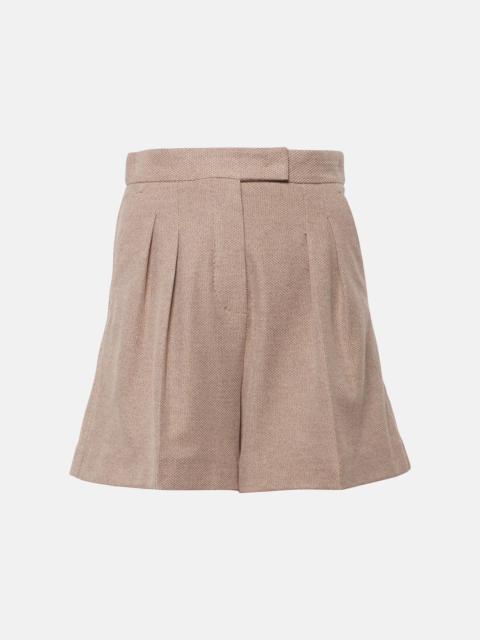 Jessica high-rise cotton shorts