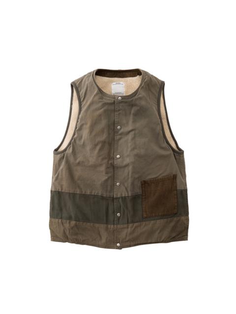 visvim SHEEPSKIN VEST OLIVE