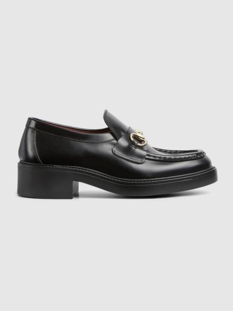 GUCCI Women's loafer with Horsebit with lug sole