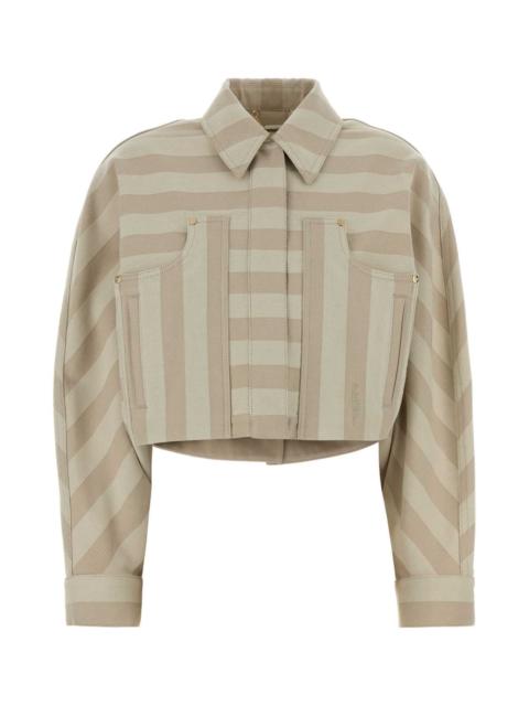 FENDI Fendi Embroidered Drill Jacket for Women