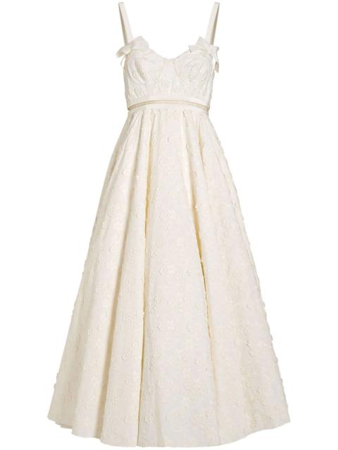 GIAMBATTISTA VALLI popeline midi-dress