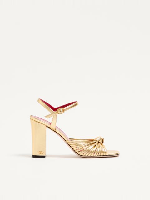 Valentino ANNET LAMINATED NAPPA SANDAL 90MM