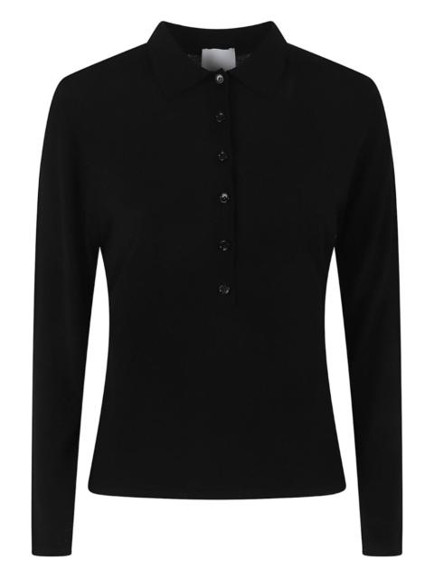 Allude buttoned polo shirt