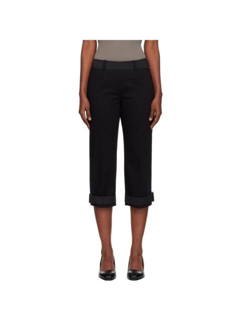Our Legacy Black Sporty Capri Trousers