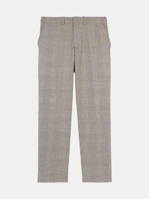 The Kooples BLACK AND WHITE HOUNDSTOOTH WOOL SUIT TROUSERS