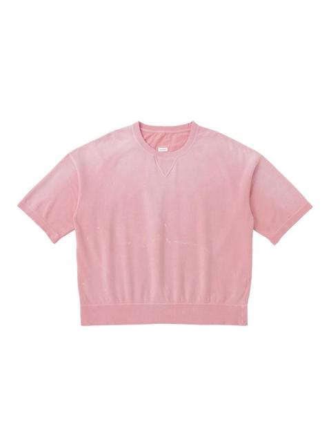 visvim JUMBO SB SWEAT S/S CRASH PINK