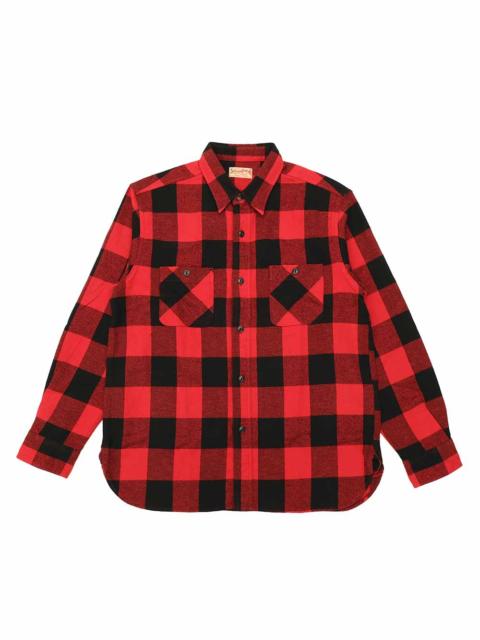 SUGAR CANE TWILL PLAID WORK SHIRT - SC29557