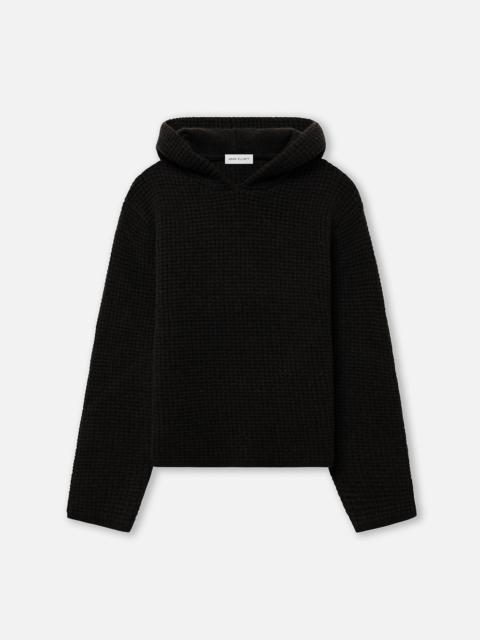 John Elliott WOOL WAFFLE KNIT PONCHO