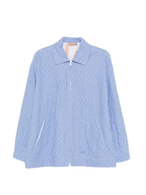 N°21 quilted striped jacket