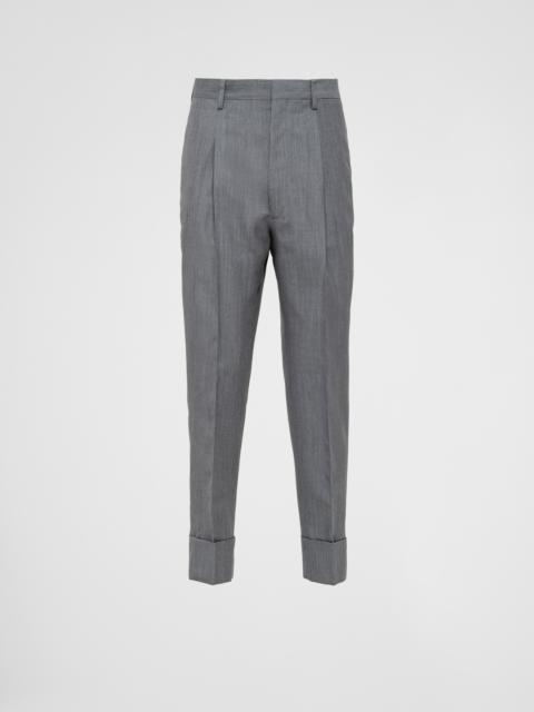 Prada Mohair wool pants