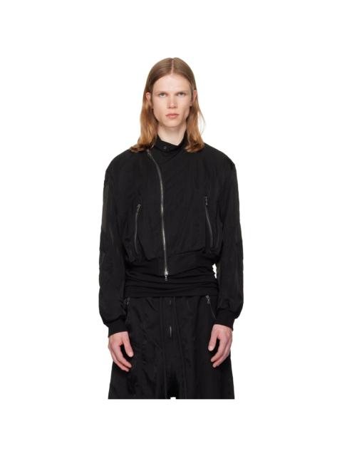 Julius Black Unchain Bomber Jacket