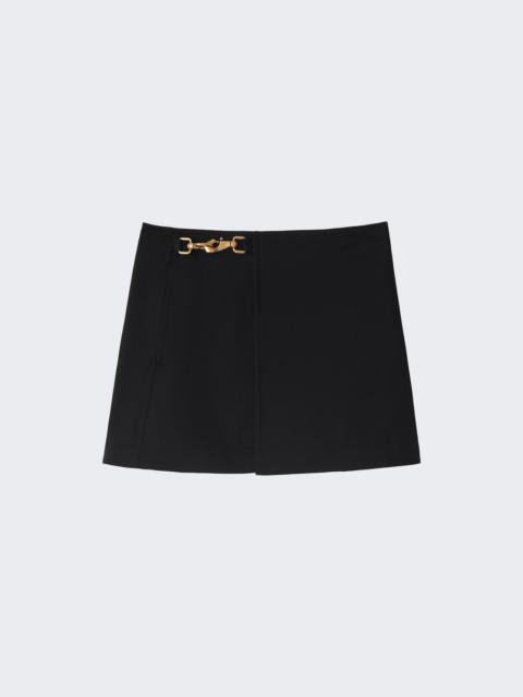 Burberry Wool Mini Skirt Black