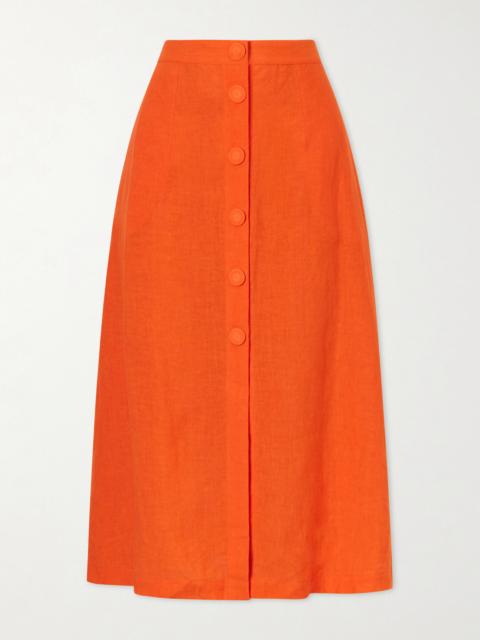 ERES Amusante Linen Midi Skirt
