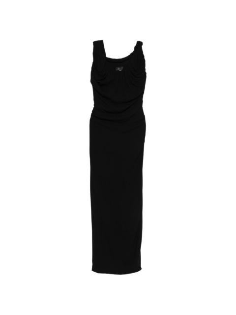 Vivienne Westwood Ginnie Amber draped maxi dress