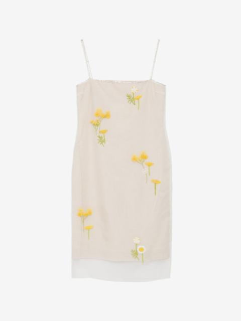 BERNADETTE Rachel floral-embroidered midi dress
