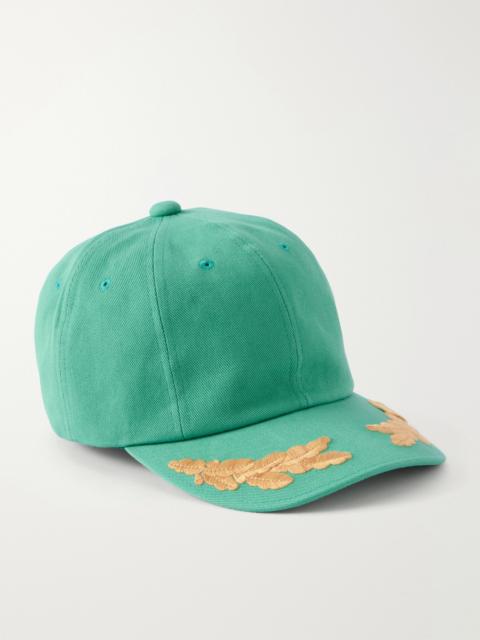 visvim Excelsior II Embroidered Cotton-Canvas Cap