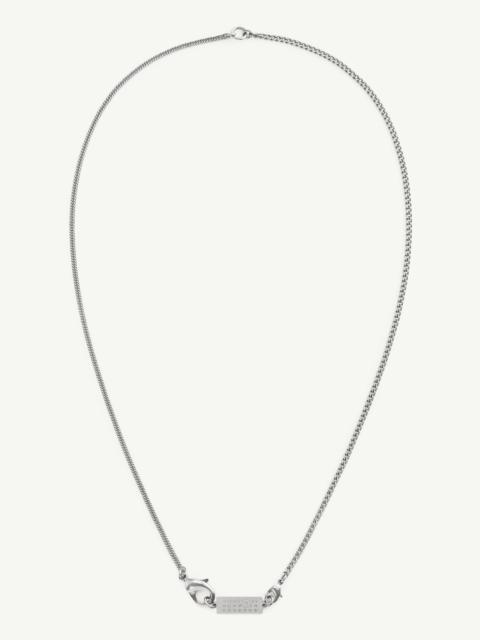 Numeric chain necklace