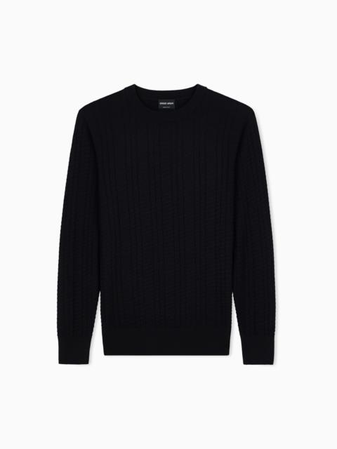 GIORGIO ARMANI VIRGIN WOOL SWEATER