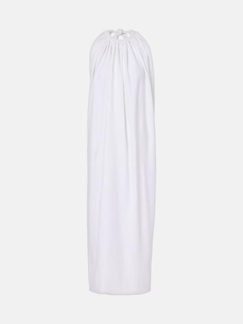 Sportmax Alceste draped halterneck maxi 드레스