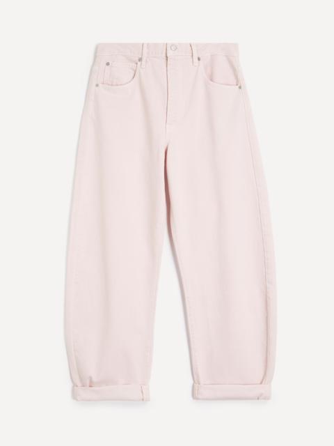 FRAME Bubble High-Rise Curve Jeans in Taffy