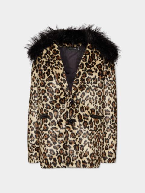 DSQUARED2 MAXI PADDED JAGUAR COAT